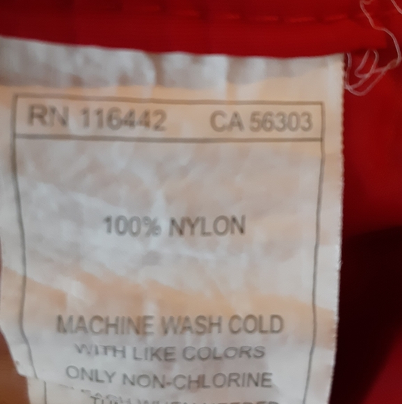 Ninth Hall Red High Waisted Nylon Cargo Pants Size 0 - Picture 6 of 6